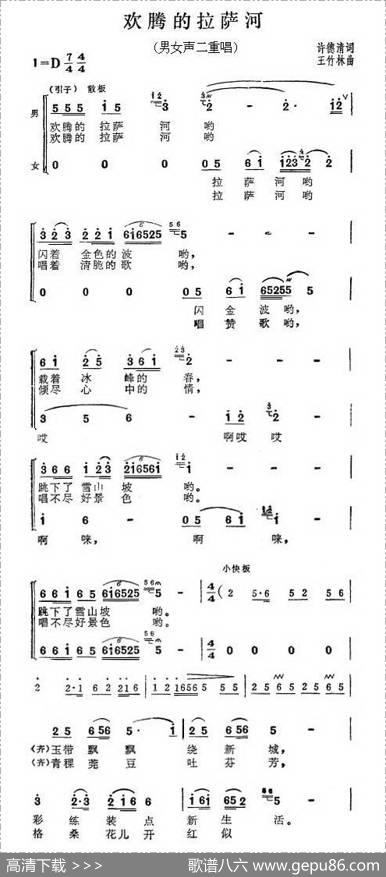 欢腾的拉萨河 - 许德清|王竹林