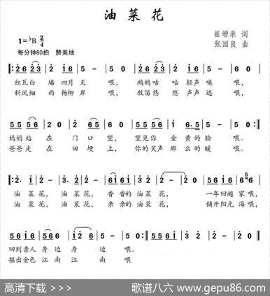油菜花（崔增录词张国良曲） - 崔增录|张国良