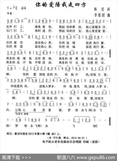 你的爱陪我走四方 - 林红|李基田