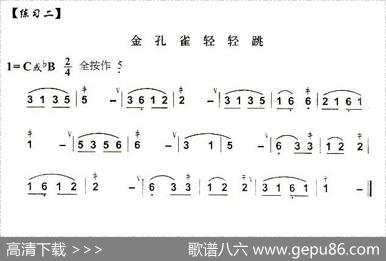 葫芦丝技巧练习之一：打音练习