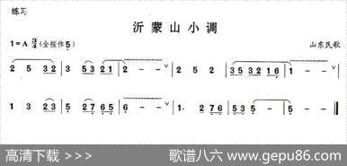 葫芦丝技巧练习之六：气震音练习