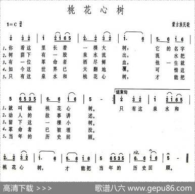 桃花心树