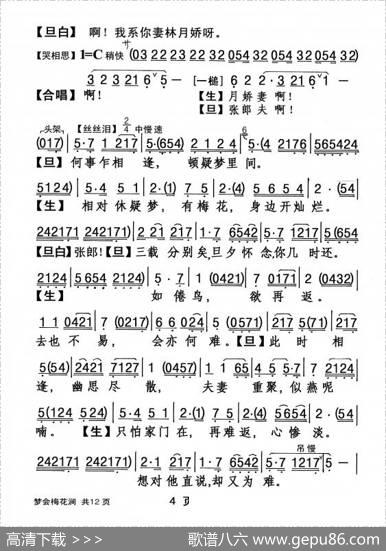 [粤剧]梦会梅花涧