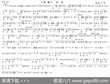 她好比飞来喜鹊报喜讯（《慧梅》选段）