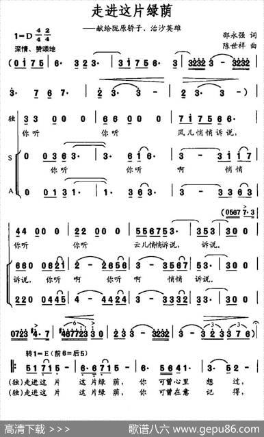 走进这片绿荫 - 邵永强|陈世祥