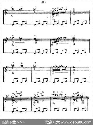 微笑波尔卡（西班牙吉他匹克式独奏）|[美]拉格纳·沙尔汀作曲、余音耕编曲