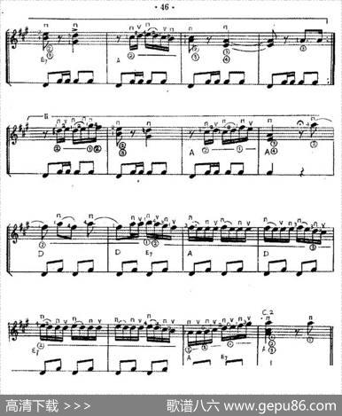 那波里舞曲（西班牙吉他匹克式独奏）|[俄]柴科夫斯基作曲、余音耕编曲