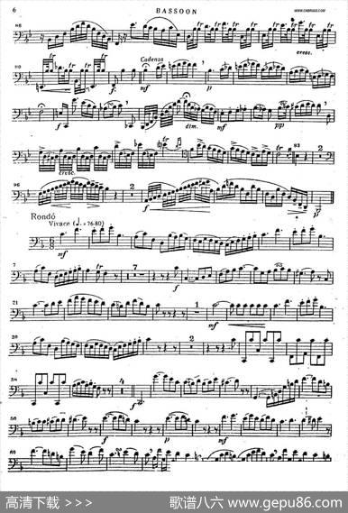 humel-CONCERTObassoon（胡梅尔-巴松协奏曲）|humel胡梅尔