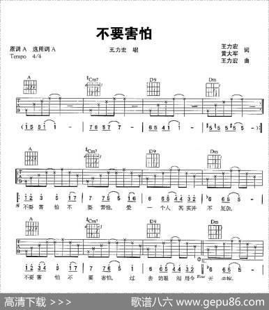 不要害怕 - 王力宏、黄大军|王力宏