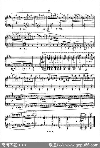 肖邦钢琴谐谑曲ChopinScherzo（No.1b小调，Op.20）