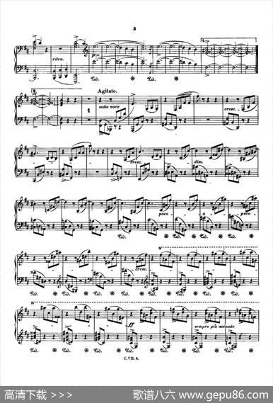 肖邦钢琴谐谑曲ChopinScherzo（No.1b小调，Op.20）