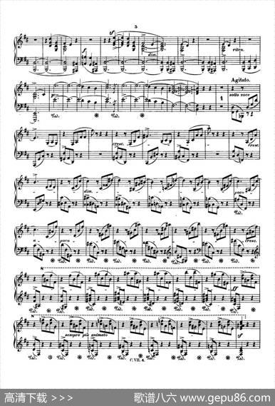 肖邦钢琴谐谑曲ChopinScherzo（No.1b小调，Op.20）
