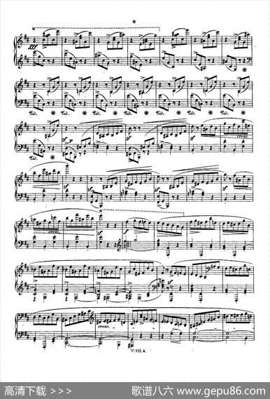 肖邦钢琴谐谑曲ChopinScherzo（No.1b小调，Op.20）