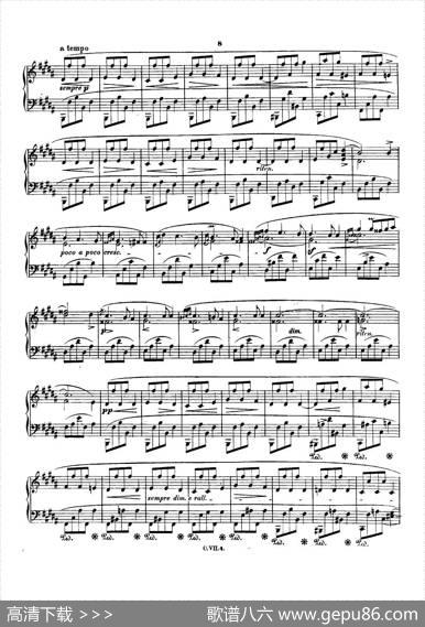肖邦钢琴谐谑曲ChopinScherzo（No.1b小调，Op.20）
