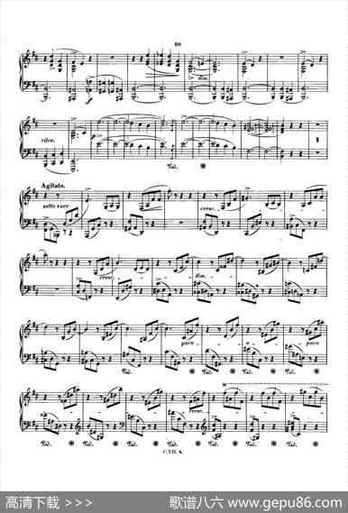 肖邦钢琴谐谑曲ChopinScherzo（No.1b小调，Op.20）