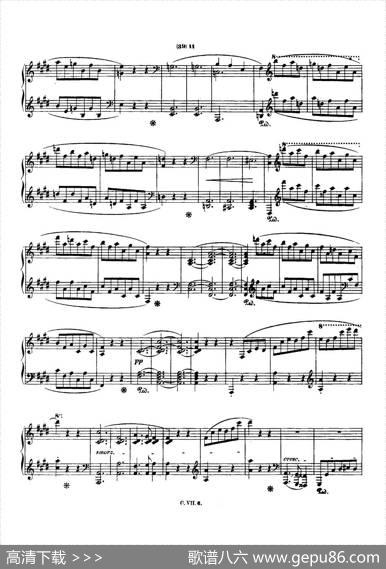 肖邦钢琴谐谑曲ChopinScherzo（No.3升c小调，Op.39）