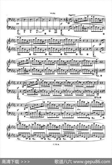 肖邦钢琴谐谑曲ChopinScherzo（No.3升c小调，Op.39）