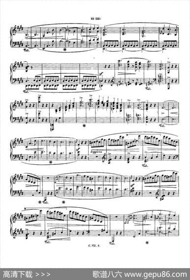 肖邦钢琴谐谑曲ChopinScherzo（No.4E大调，Op.54）