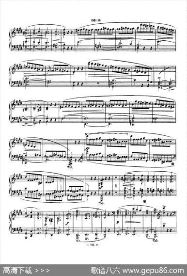 肖邦钢琴谐谑曲ChopinScherzo（No.4E大调，Op.54）