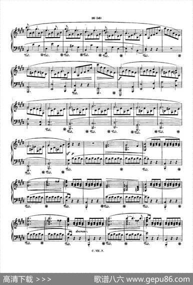肖邦钢琴谐谑曲ChopinScherzo（No.4E大调，Op.54）