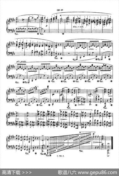 肖邦钢琴谐谑曲ChopinScherzo（No.4E大调，Op.54）