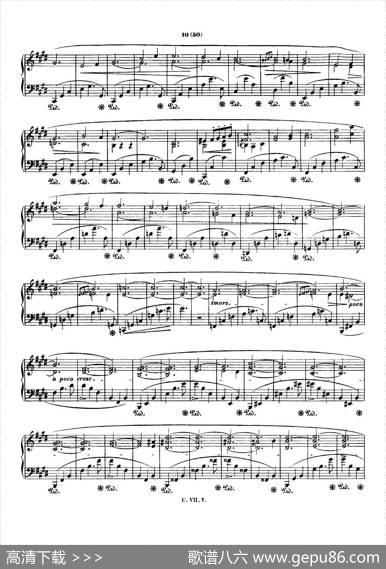 肖邦钢琴谐谑曲ChopinScherzo（No.4E大调，Op.54）