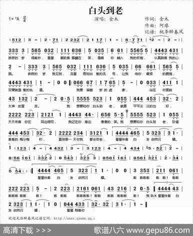 白头到老