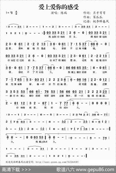 爱上爱你的感受 - 月牙弯弯|笨瓜瓜