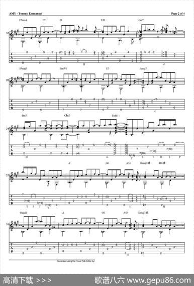 tommyemmanuel：amy（指弹吉他）|tommyemmanuel