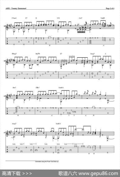 tommyemmanuel：amy（指弹吉他）|tommyemmanuel