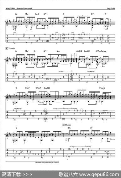 tommyemmanuel：angelina（指弹吉他）|tommyemmanuel