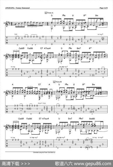 tommyemmanuel：angelina（指弹吉他）|tommyemmanuel