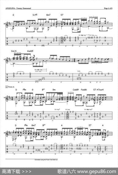 tommyemmanuel：angelina（指弹吉他）|tommyemmanuel