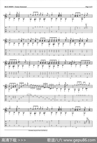 tommyemmanuel：bluemoon（指弹吉他）|tommyemmanuel