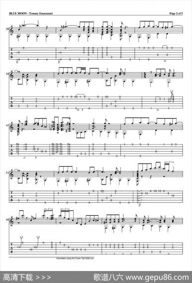 tommyemmanuel：bluemoon（指弹吉他）|tommyemmanuel