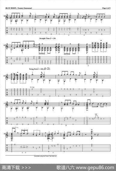 tommyemmanuel：bluemoon（指弹吉他）|tommyemmanuel