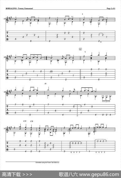 tommyemmanuel：borsalino（指弹吉他）|tommyemmanuel
