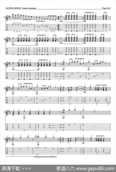 tommyemmanuel：cantinasenese（指弹吉他）|tommyemmanuel