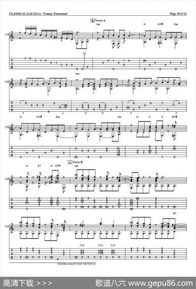 tommyemmanuel：classicalgas（指弹吉他）|tommyemmanuel