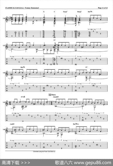 tommyemmanuel：classicalgas（指弹吉他）|tommyemmanuel