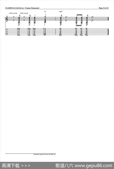 tommyemmanuel：classicalgas（指弹吉他）|tommyemmanuel
