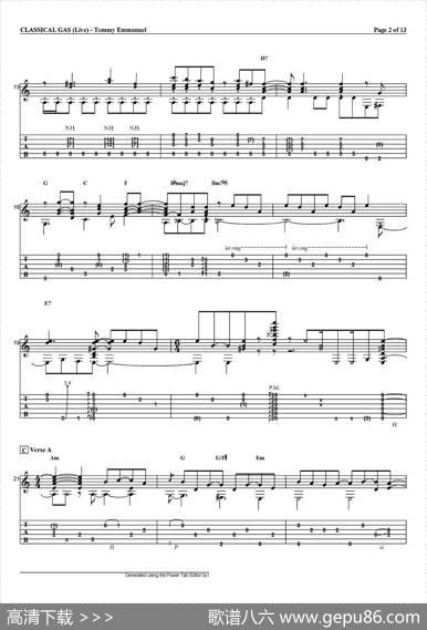 tommyemmanuel：classicalgas（指弹吉他）|tommyemmanuel