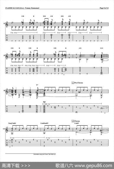 tommyemmanuel：classicalgas（指弹吉他）|tommyemmanuel