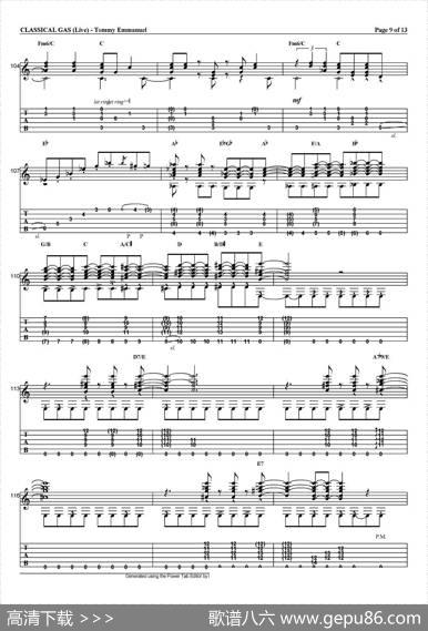 tommyemmanuel：classicalgas（指弹吉他）|tommyemmanuel
