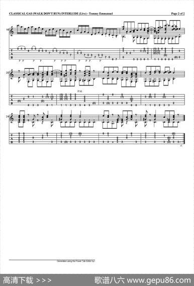 tommyemmanuel：classicalgas（walkdontrun）interlude|tommyemmanuel