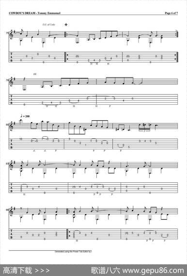 tommyemmanuel：cowboysdream|tommyemmanuel