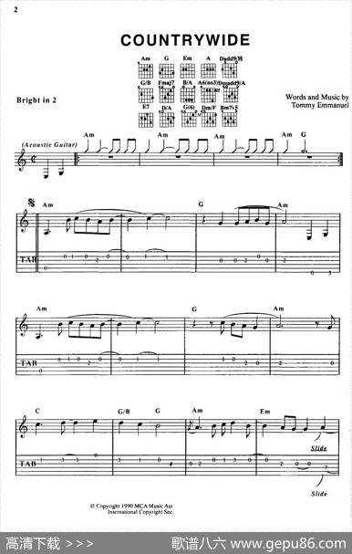 tommyemmanuel：COUNTRYMIDE（指弹吉他）|tommyemmanuel
