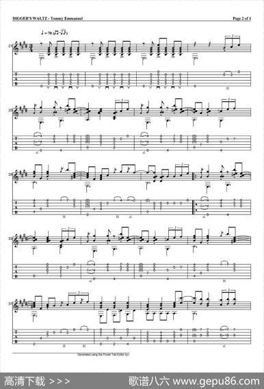 tommyemmanuel：diggerswaltz（指弹吉他）|tommyemmanuel