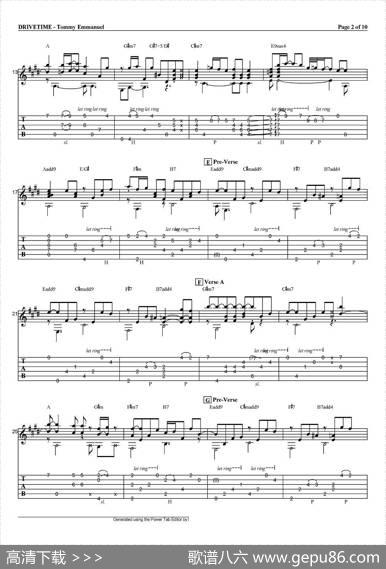 tommyemmanuel：drivetime（指弹吉他）|tommyemmanuel