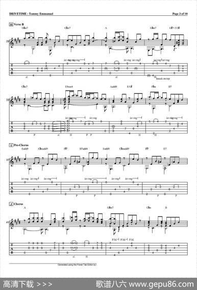 tommyemmanuel：drivetime（指弹吉他）|tommyemmanuel